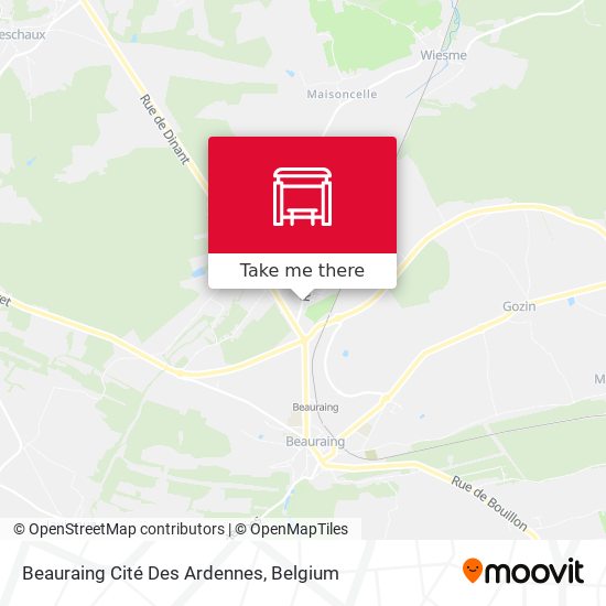 Beauraing Cité Des Ardennes plan