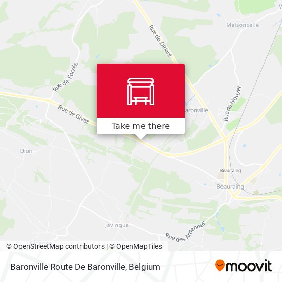 Baronville Route De Baronville map