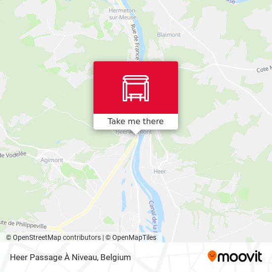 Heer Passage À Niveau map