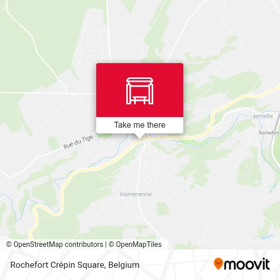 Rochefort Crépin Square map