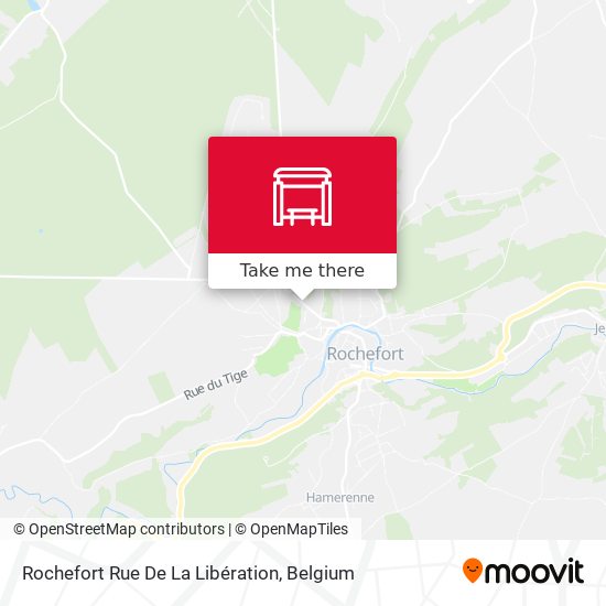 Rochefort Rue De La Libération map