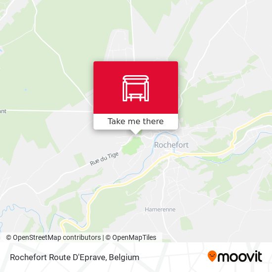 Rochefort Route D'Eprave plan
