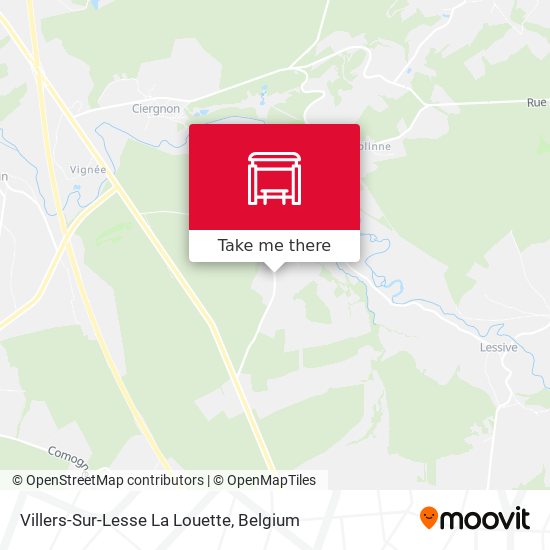Villers-Sur-Lesse La Louette map