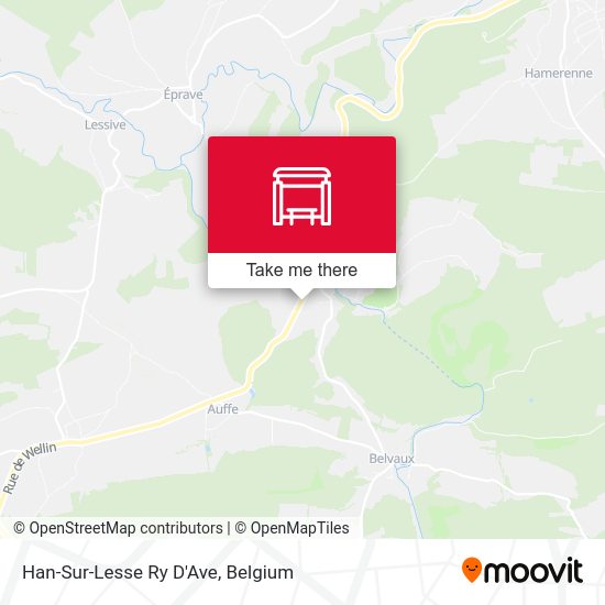 Han-Sur-Lesse Ry D'Ave plan