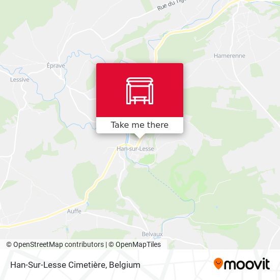Han-Sur-Lesse Cimetière plan