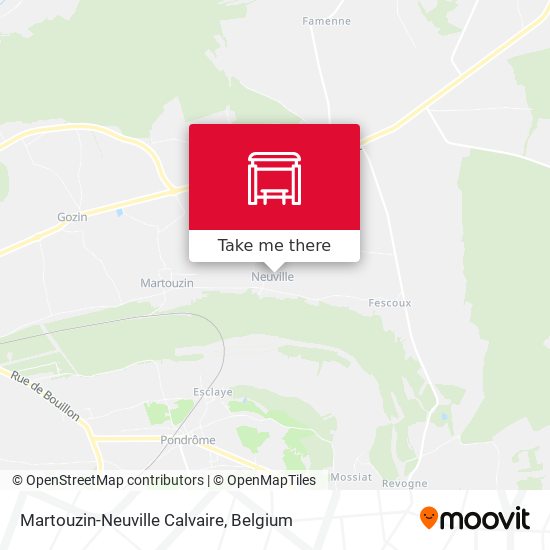 Martouzin-Neuville Calvaire plan