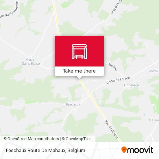 Feschaux Route De Mahaux map
