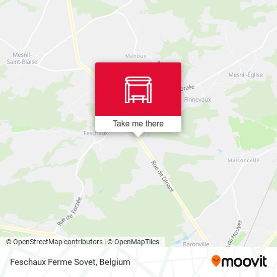 Feschaux Ferme Sovet map