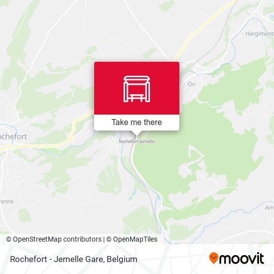 Rochefort - Jemelle Gare plan