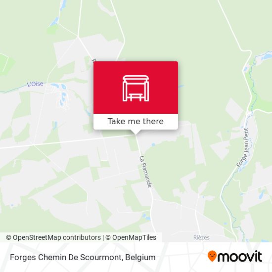 Forges Chemin De Scourmont map