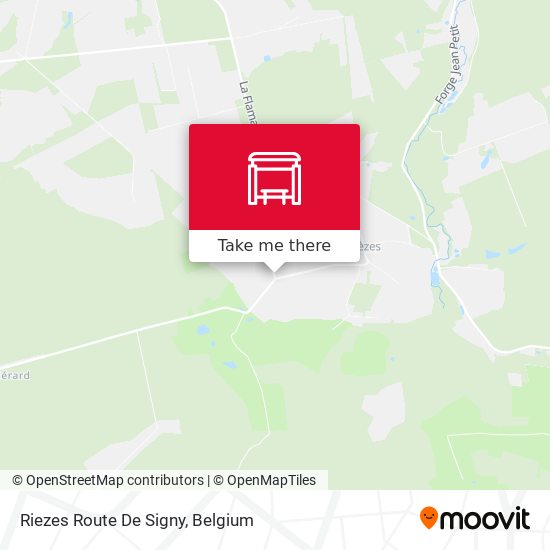 Riezes Route De Signy plan