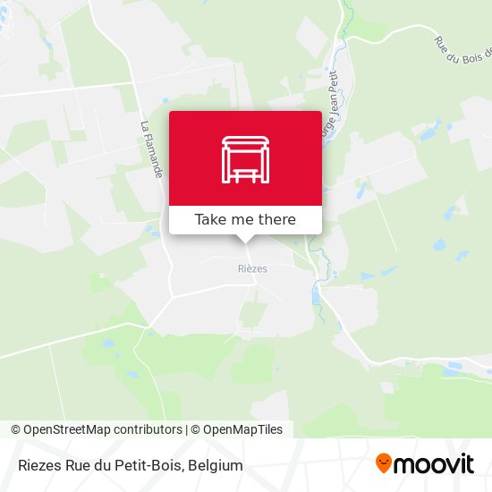 Riezes Rue du Petit-Bois map