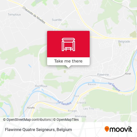 Flawinne Quatre Seigneurs map