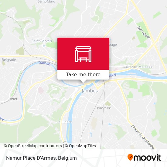 Namur Place D'Armes plan
