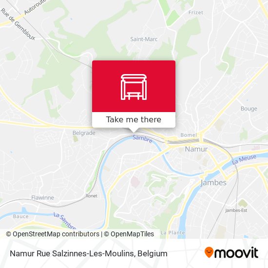 Namur Rue Salzinnes-Les-Moulins map