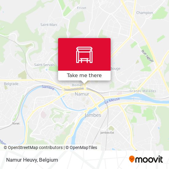 Namur Heuvy map