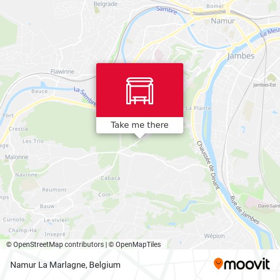 Namur La Marlagne plan