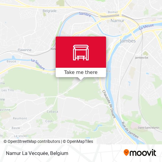 Namur La Vecquée plan