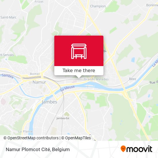Namur Plomcot Cité map