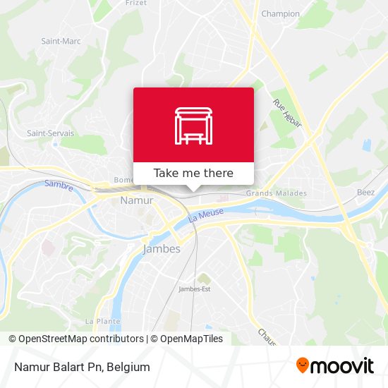 Namur Balart Pn map