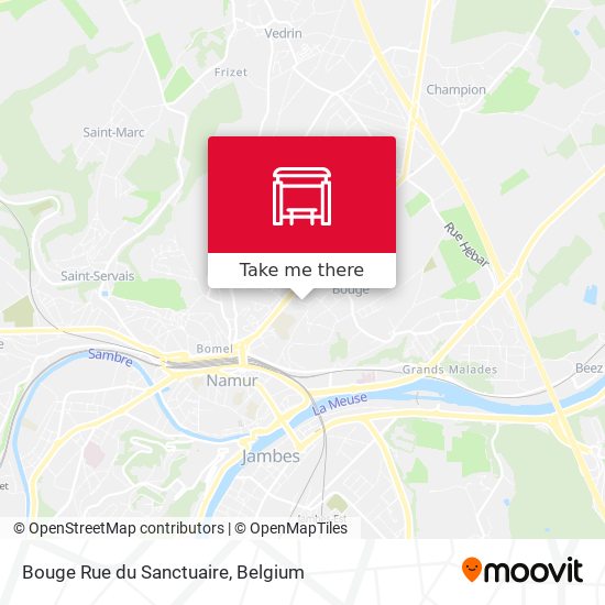 Bouge Rue du Sanctuaire plan