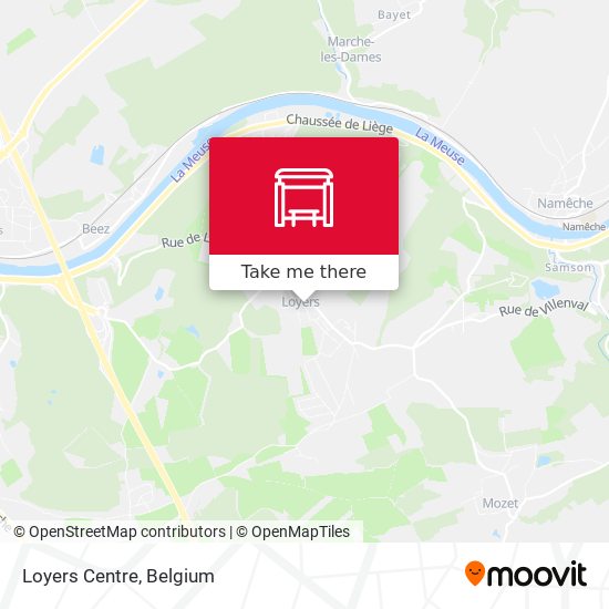 Loyers Centre map