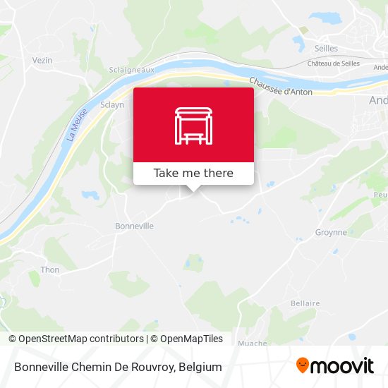 Bonneville Chemin De Rouvroy map