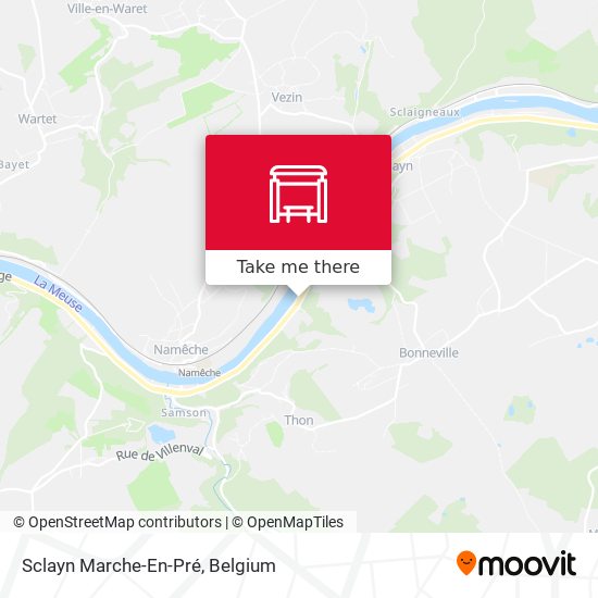 Sclayn Marche-En-Pré plan