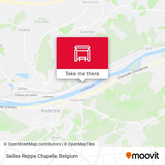 Seilles Reppe Chapelle map