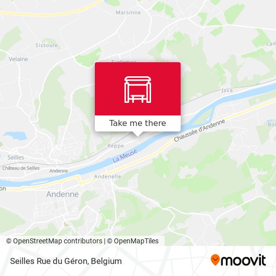 Seilles Rue du Géron map
