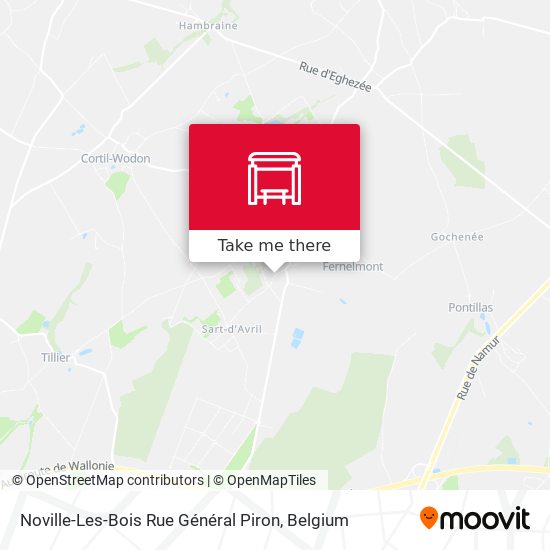 Noville-Les-Bois Rue Général Piron plan