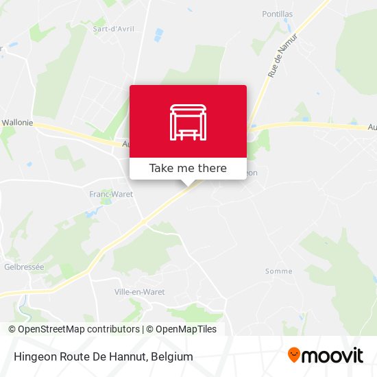 Hingeon Route De Hannut plan
