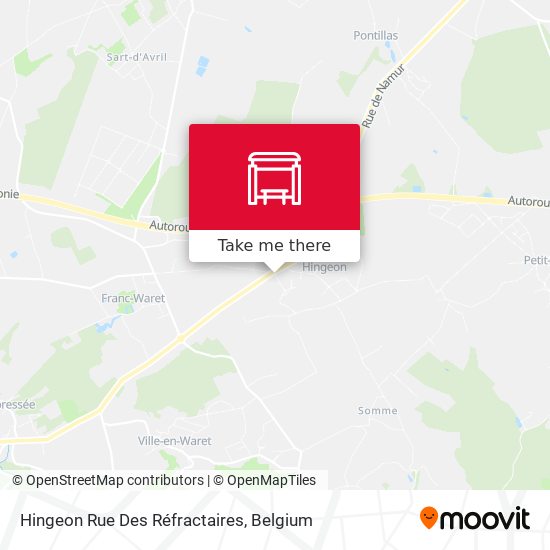 Hingeon Rue Des Réfractaires map