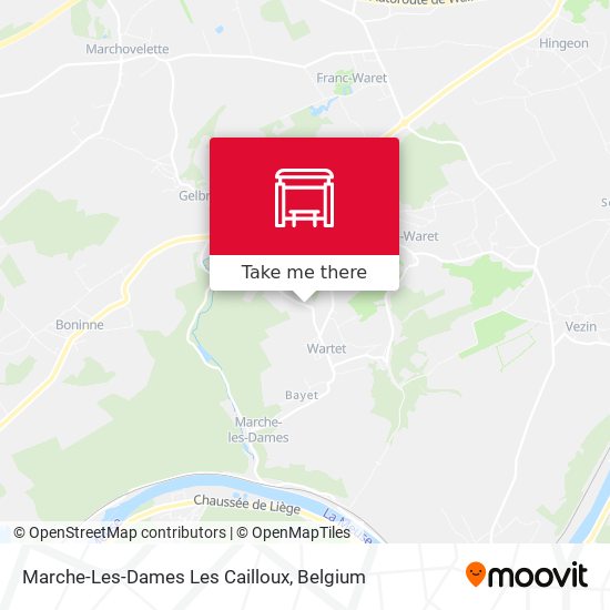 Marche-Les-Dames Les Cailloux map