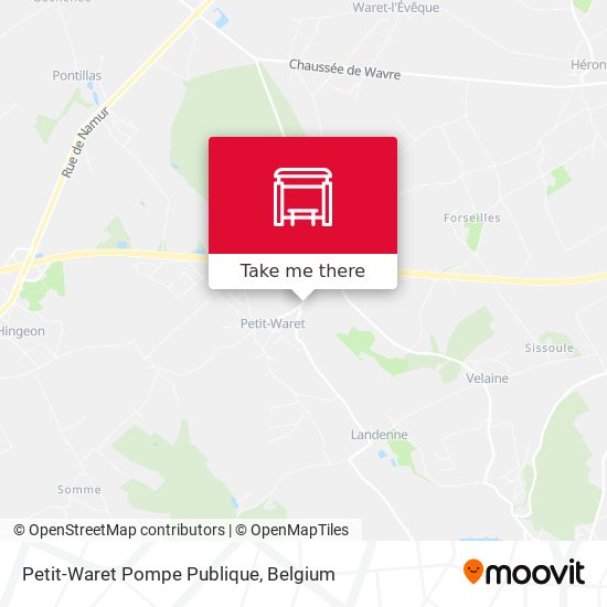 Petit-Waret Pompe Publique map
