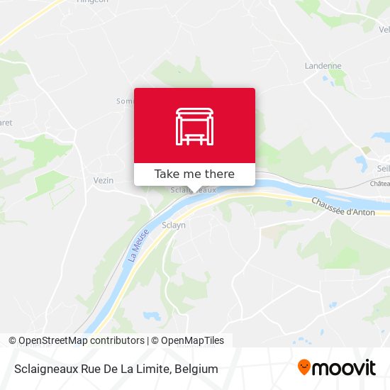 Sclaigneaux Rue De La Limite map
