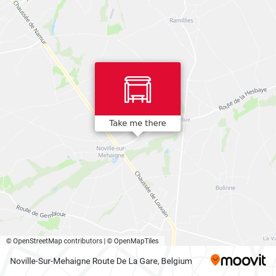 Noville-Sur-Mehaigne Route De La Gare plan