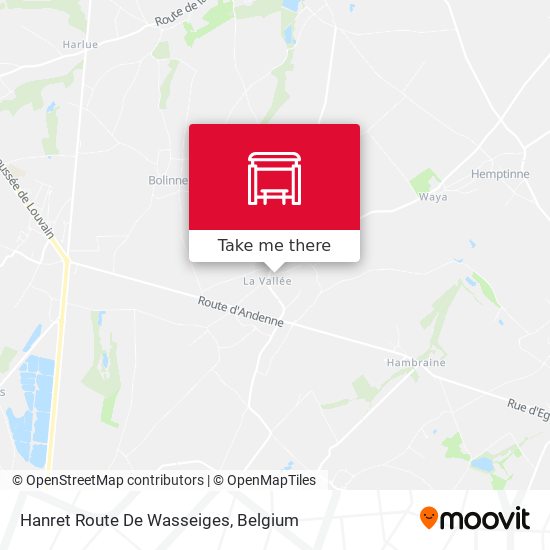 Hanret Route De Wasseiges plan