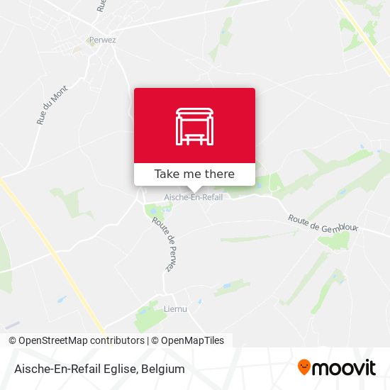 Aische-En-Refail Eglise map