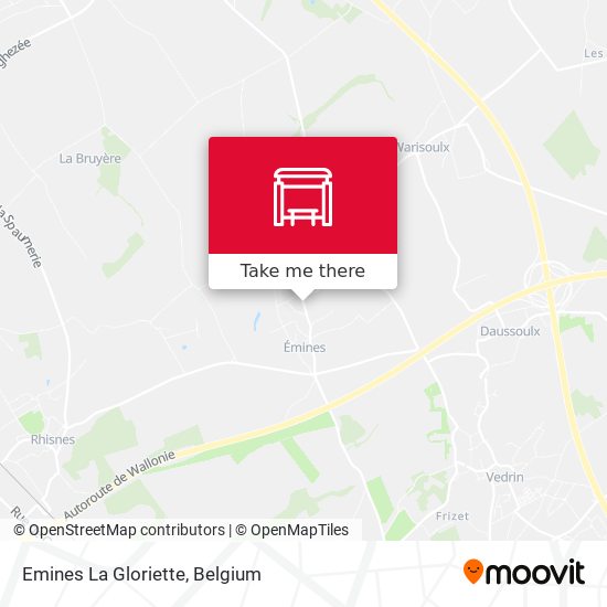 Emines La Gloriette plan