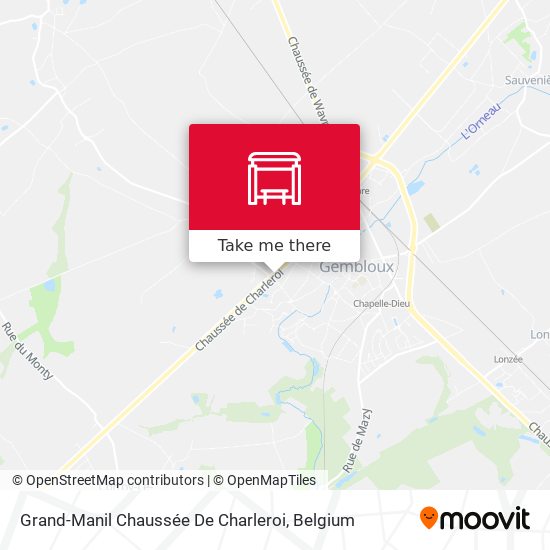 Grand-Manil Chaussée De Charleroi map