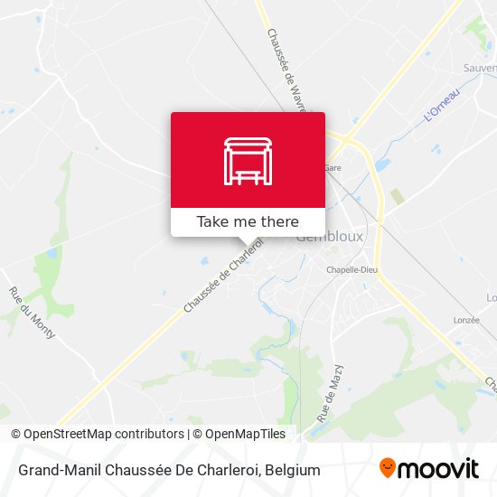 Grand-Manil Chaussée De Charleroi map