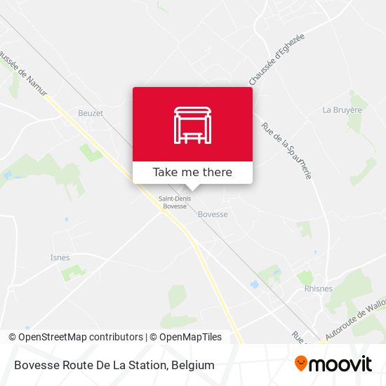 Bovesse Route De La Station map