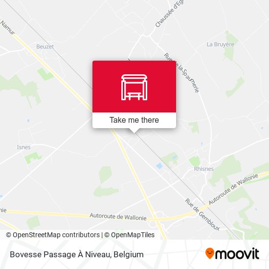 Bovesse Passage À Niveau map