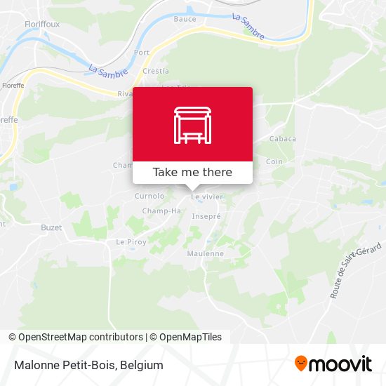 Malonne Petit-Bois map