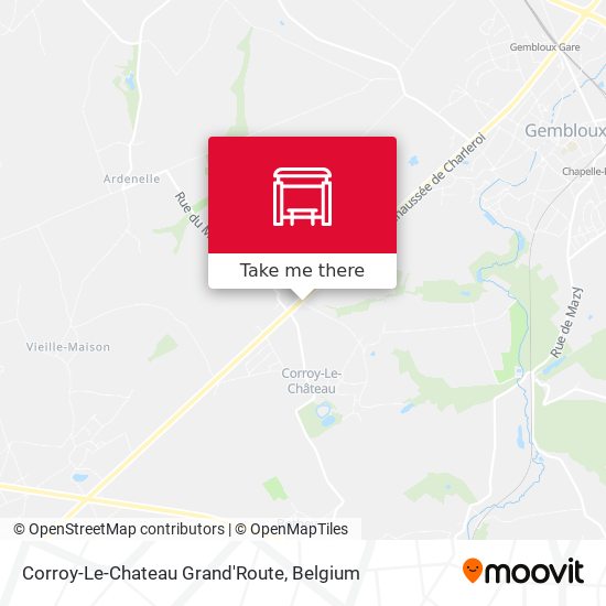 Corroy-Le-Chateau Grand'Route map