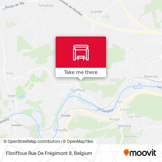Floriffoux Rue De Frégimont 8 plan