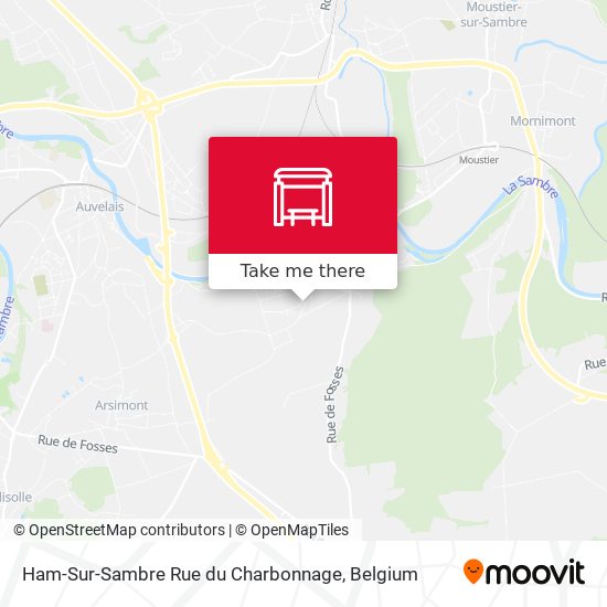 Ham-Sur-Sambre Rue du Charbonnage plan