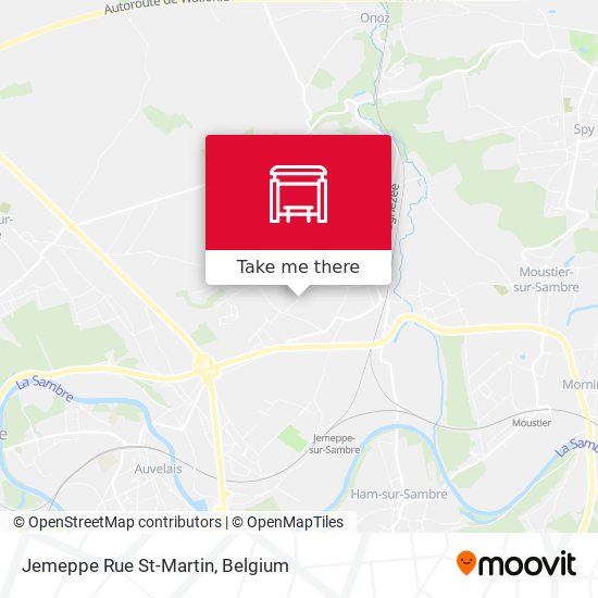 Jemeppe Rue St-Martin plan