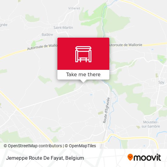 Jemeppe Route De Fayat plan